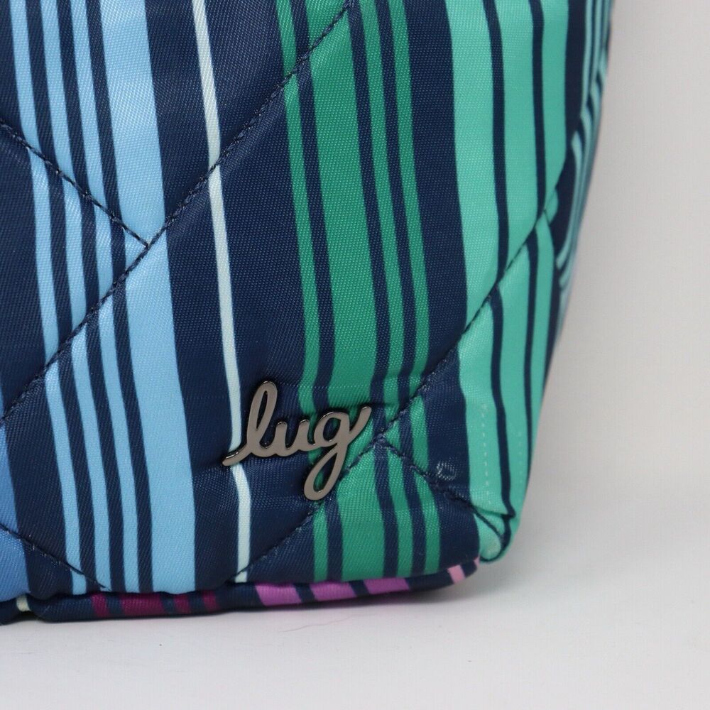Lug FLare 2 RFID Crossbody Bag Love Multi Stripe Rainbow - Picture 6 of 6